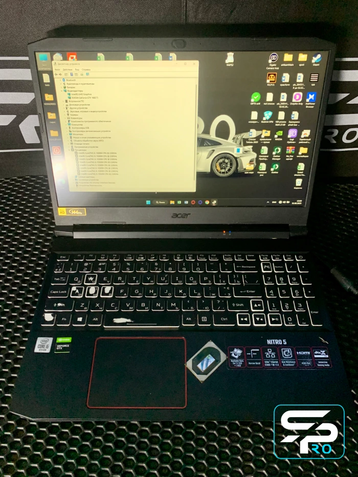 Acer Nitro 5 замена процессора Intel i5 10300H SRH84 NEW Original