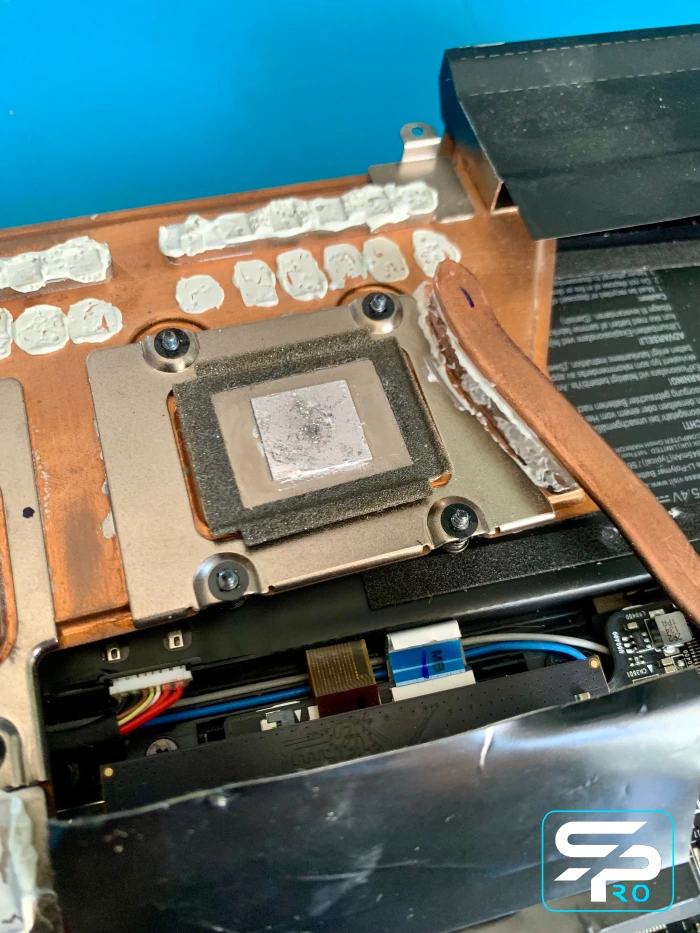 ASUS ROG греется до 100°C — замена жидкого металла | Ремонт перегрева