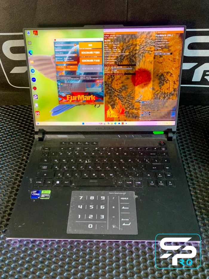 ASUS ROG Strix G16 G18 Замена BGA CPU GPU PCH