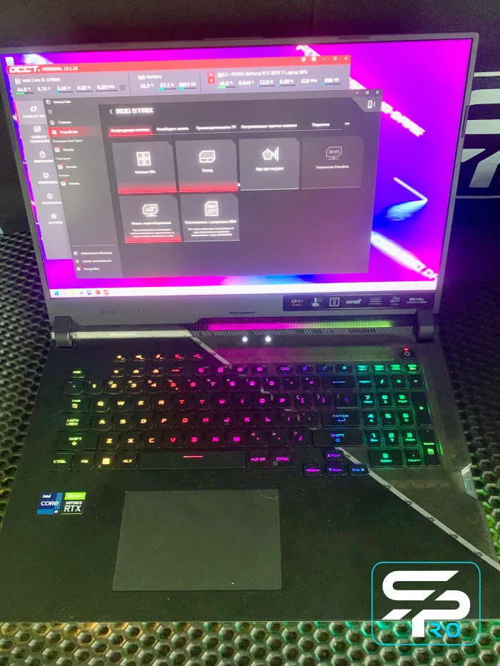 ASUS ROG Strix G16 G18 Замена BGA CPU GPU PCH