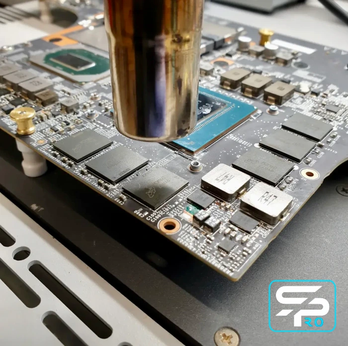 Замена VRAM памяти видеокарты ASUS TUF F16 FA607