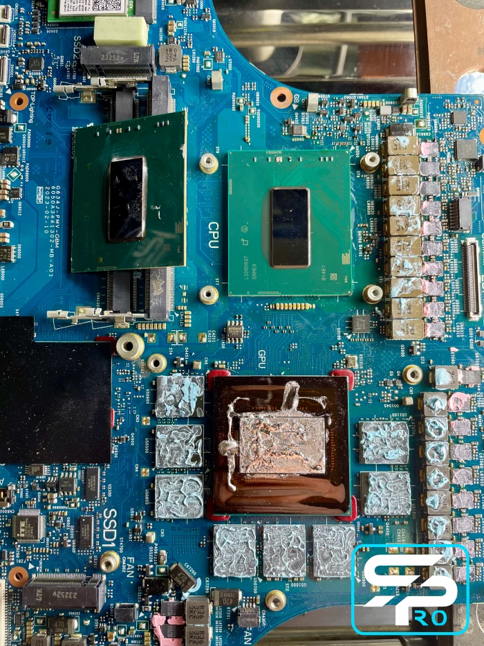 Замена процессора в ноутбуке ASUS F16 FA608