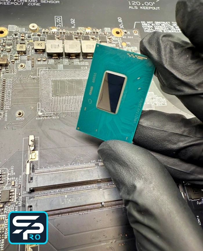 Замена процессора CPU Lenovo Legion