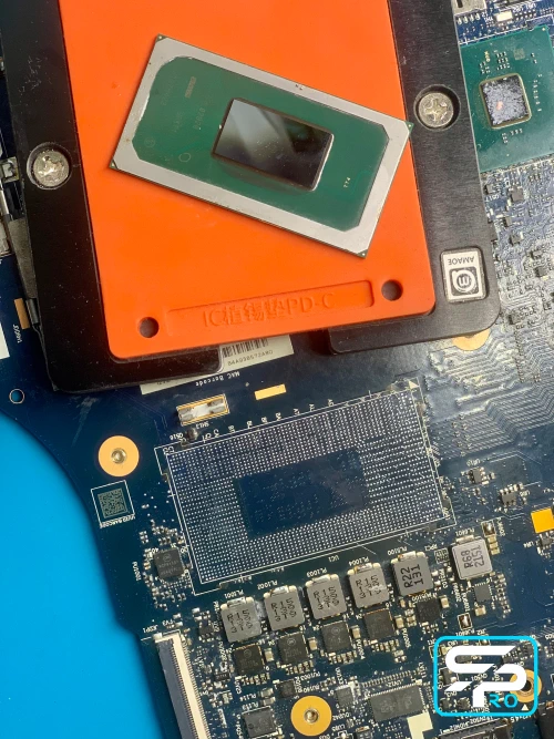 Lenovo Legion 5 реболлинг CPU включается но нет изобюражения