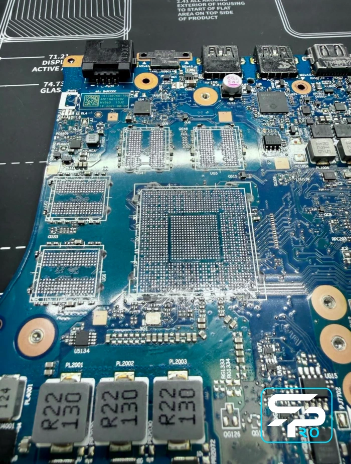Lenovo Legion лабратория BGA ремонта замена GPU VRAM