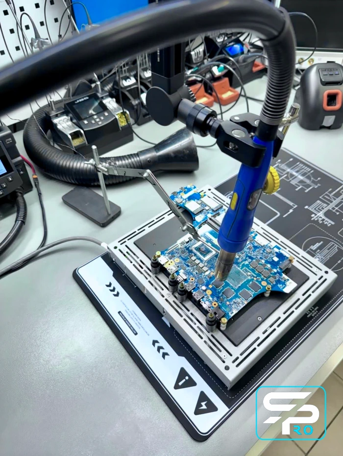 Lenovo Legion лабратория BGA ремонта замена GPU VRAM