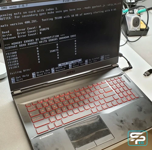 MSI белые квадраты на экране | Артефакты, Код 43 и замена видеопамяти VRAM