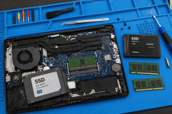 Ускорение ноутбука SSD RAM ServicePro