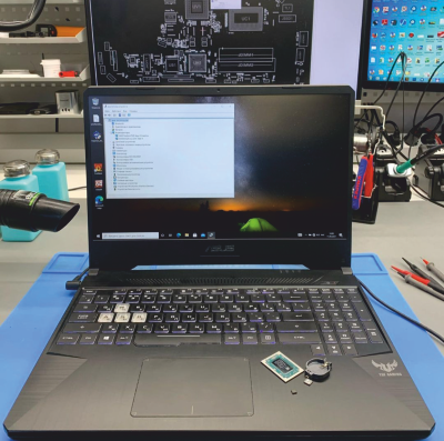 Asus TUF Gaming отвалилась видеокарта код ошибки 43