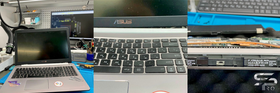 Ремонт корпуса ноутбука Asus