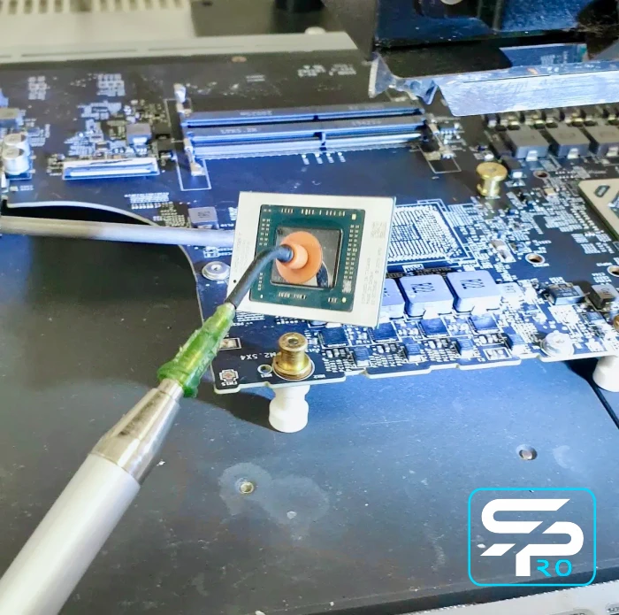 Замена процессора CPU лаборатория BGA ремонта SPRO